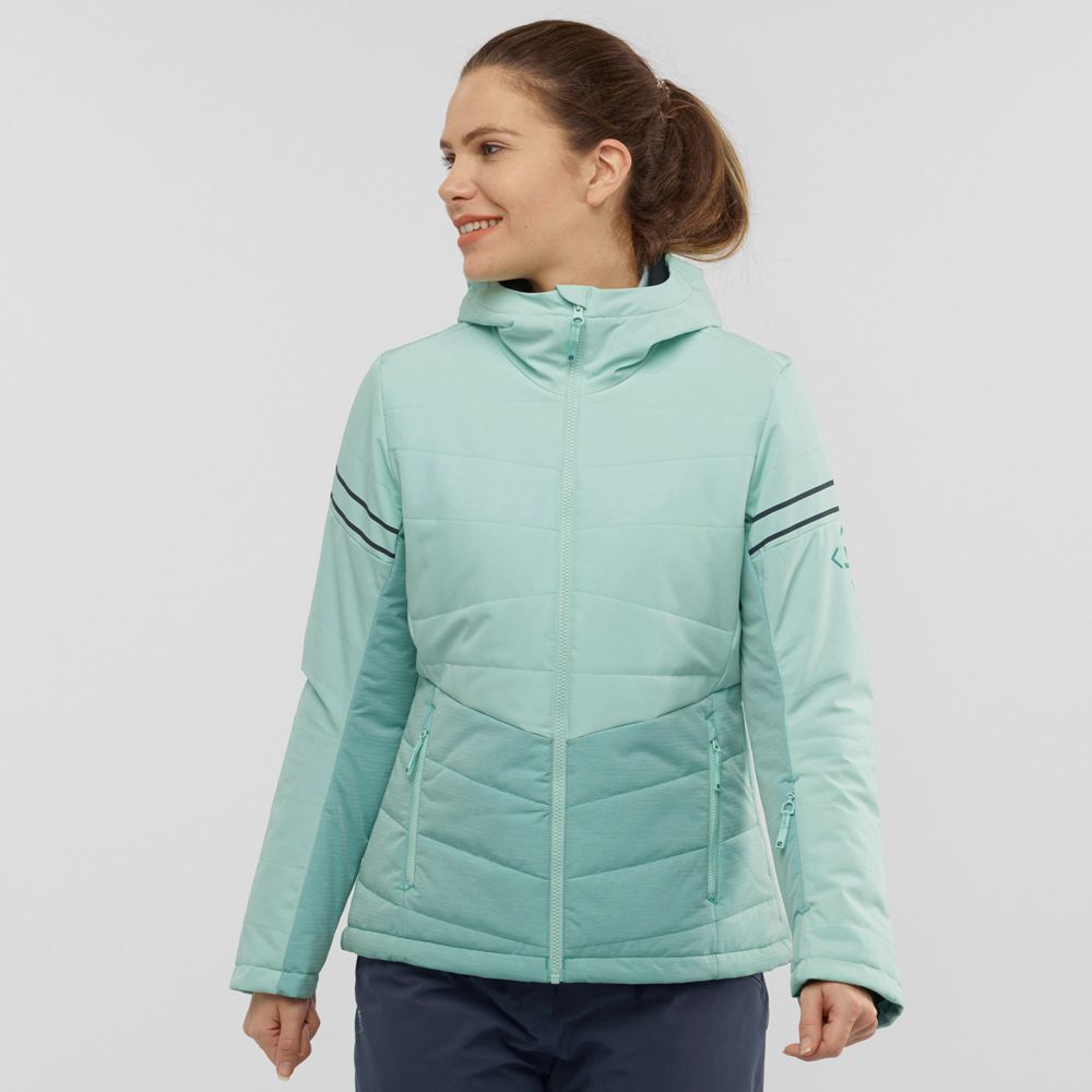 Chaqueta Esqui Salomon Mujer Verde Menta - Salomon Argentina EDGE,607328-EHR